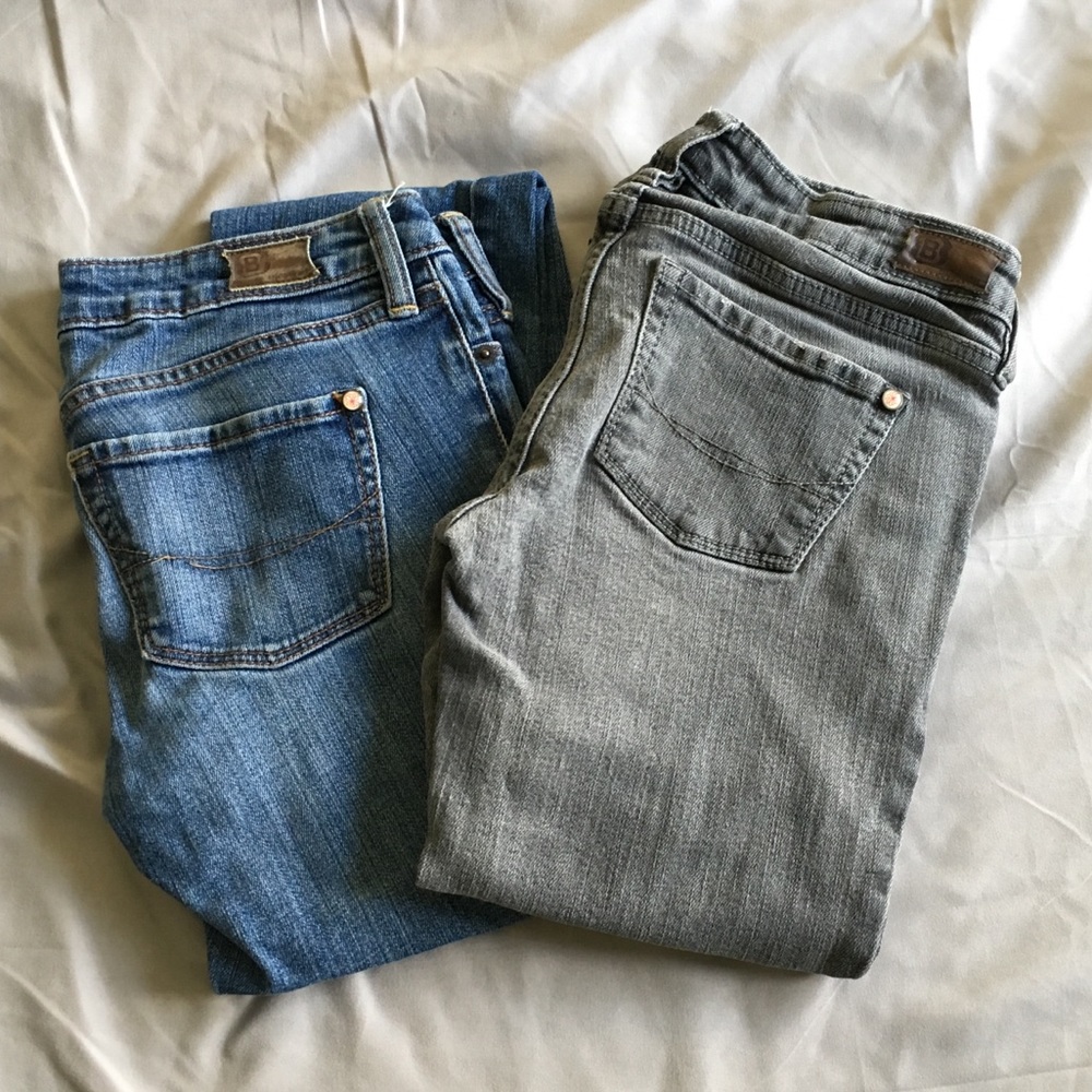 PacSun Gray Wash/Blue Jeans (Size 1 Short) Bundle